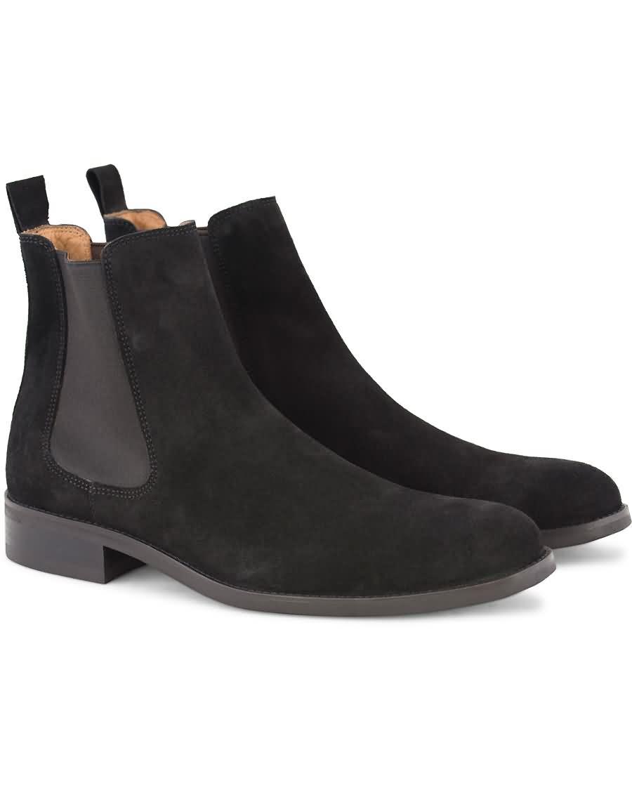 morris chelsea suede boots black Rosa Billig 9rzso